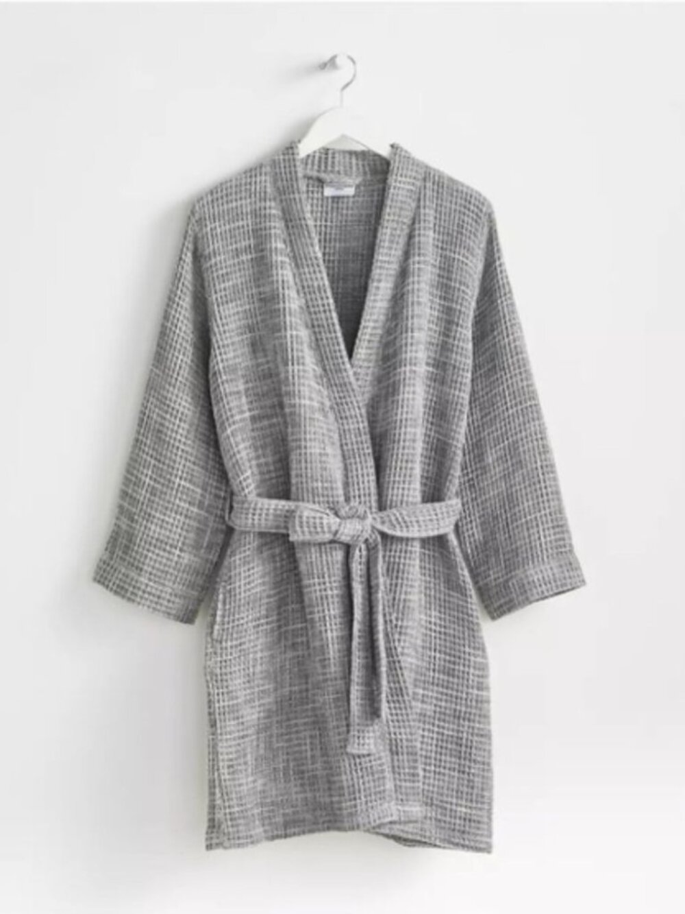 Parachute Waffle Robe in Gray Grey Unisex Small